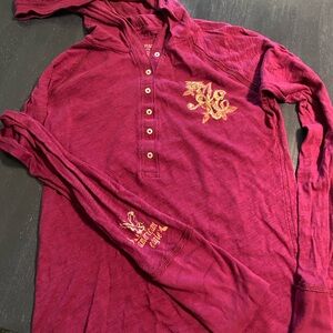 American Eagle Outfitters fuchsia, Long Sleeve Hoodie